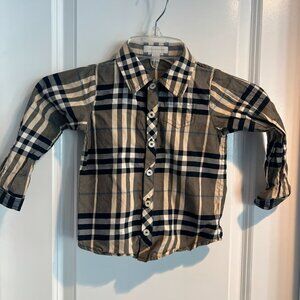 Baby Burberry Button Down Shirt